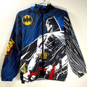 NWT Men’s Batman‎ x Tango Hotel Hooded Full Zip Jacket Large